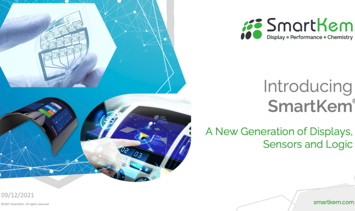 SmartKem Introduction Card Touchscreen Technology